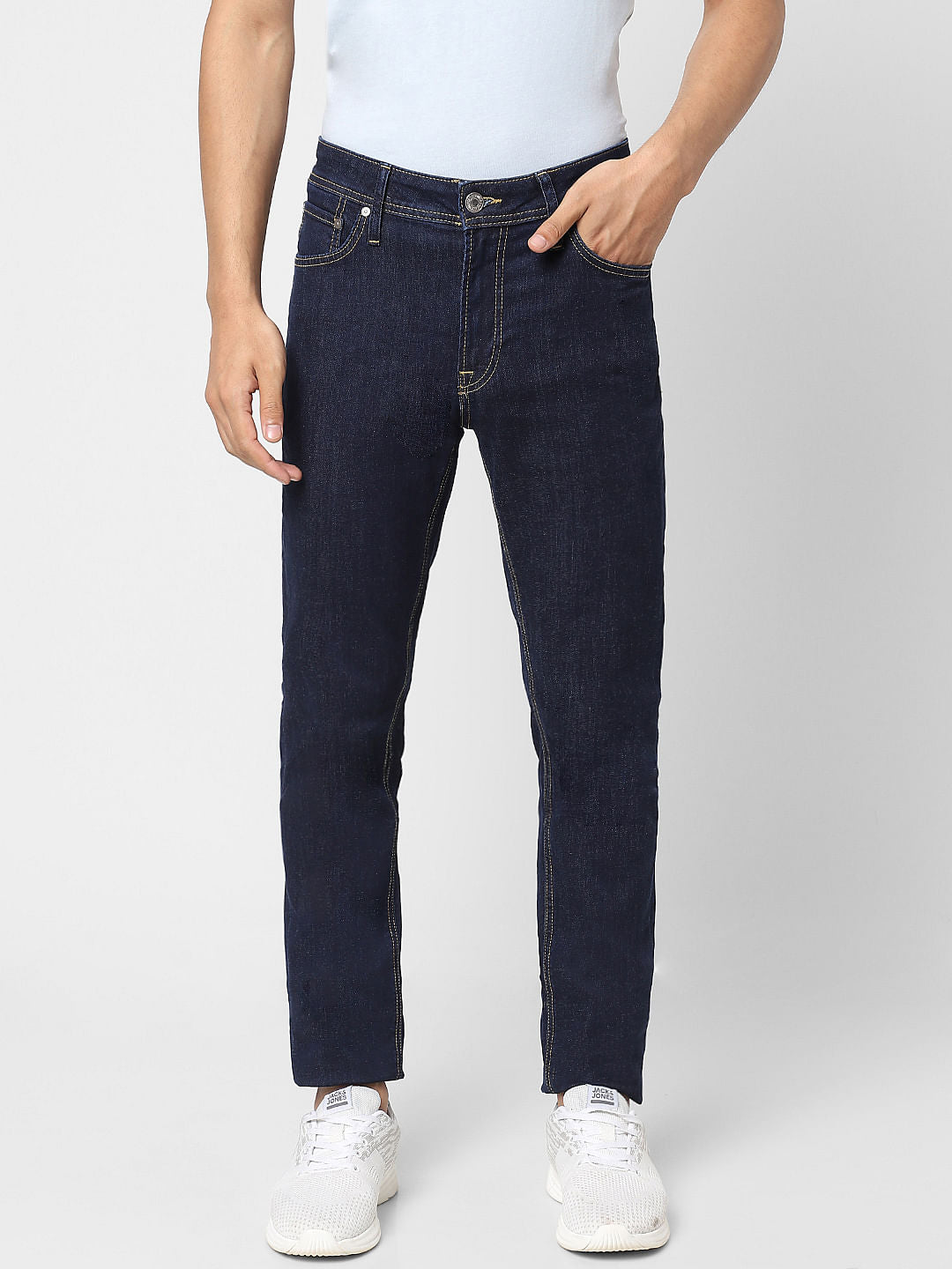 Dark Blue Low Rise Ben Skinny Jeans