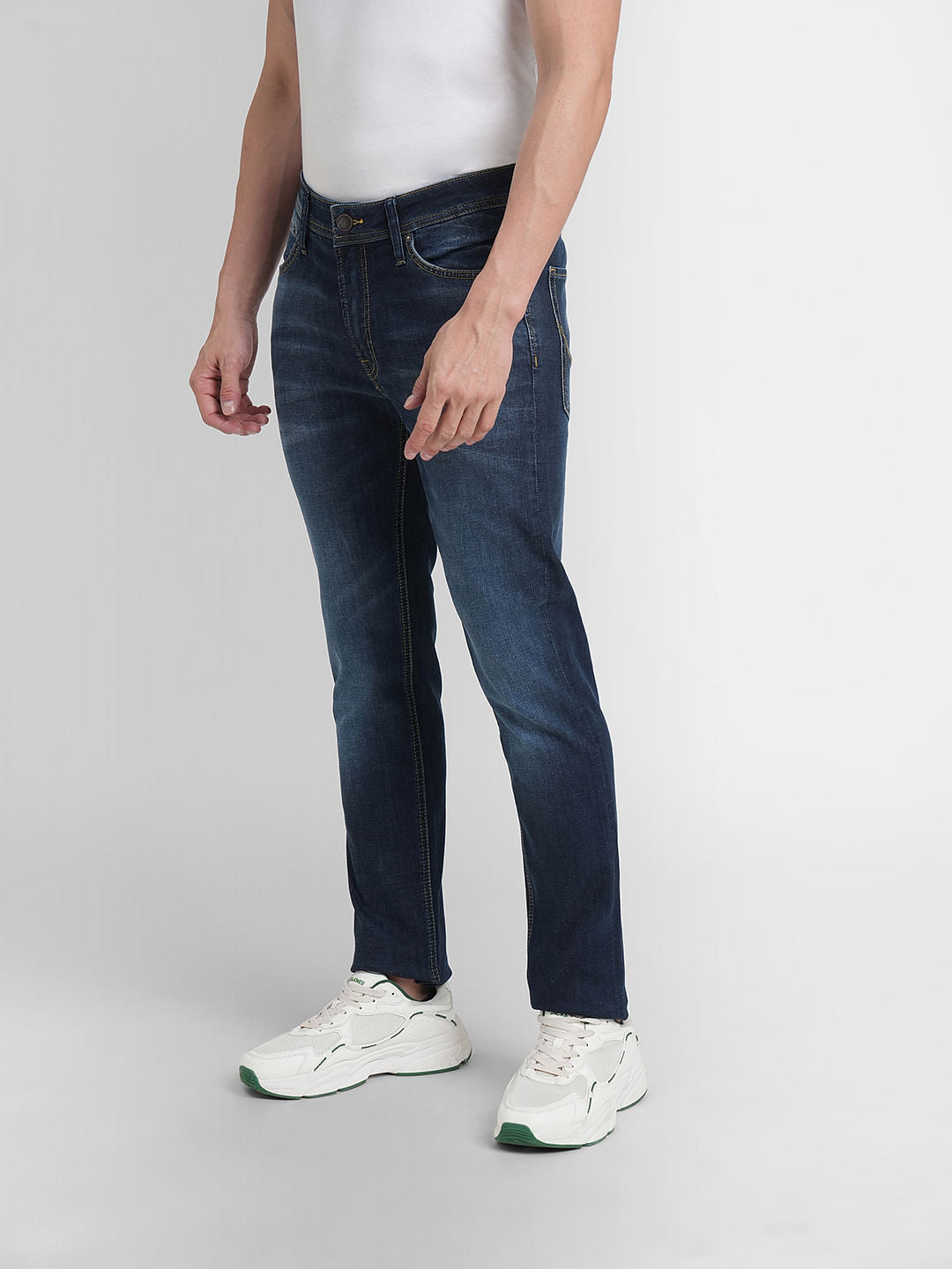 Dark Blue Low Rise Ben Skinny Jeans