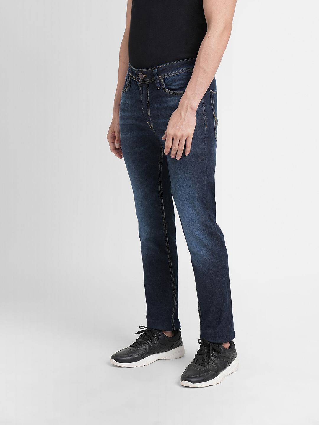 Dark Blue Low Rise Ben Skinny Jeans
