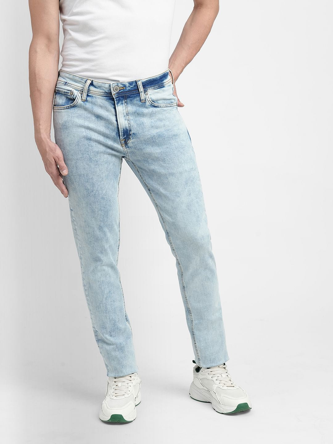 Light Blue Low Rise Ben Skinny Jeans