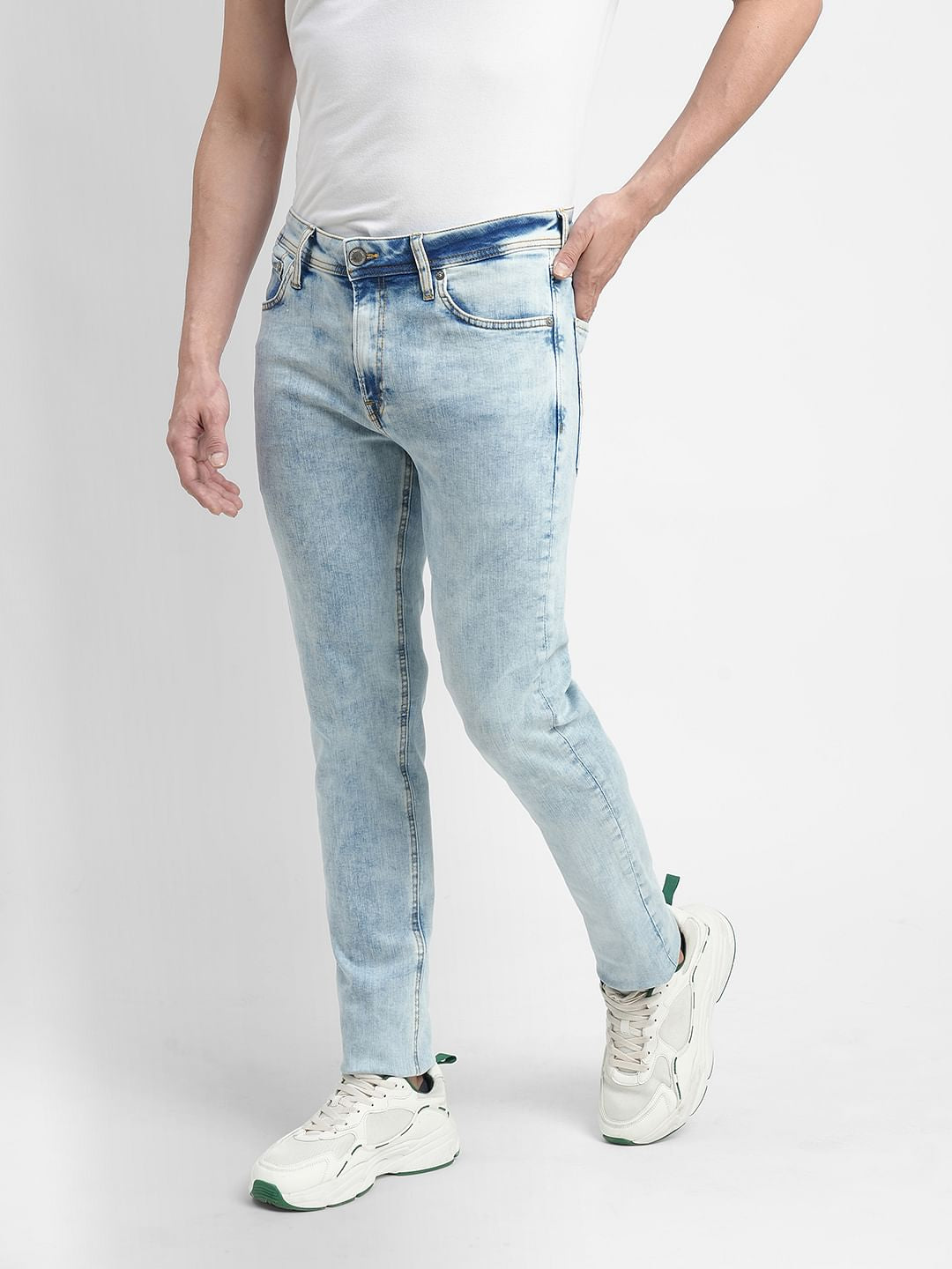 Light Blue Low Rise Ben Skinny Jeans