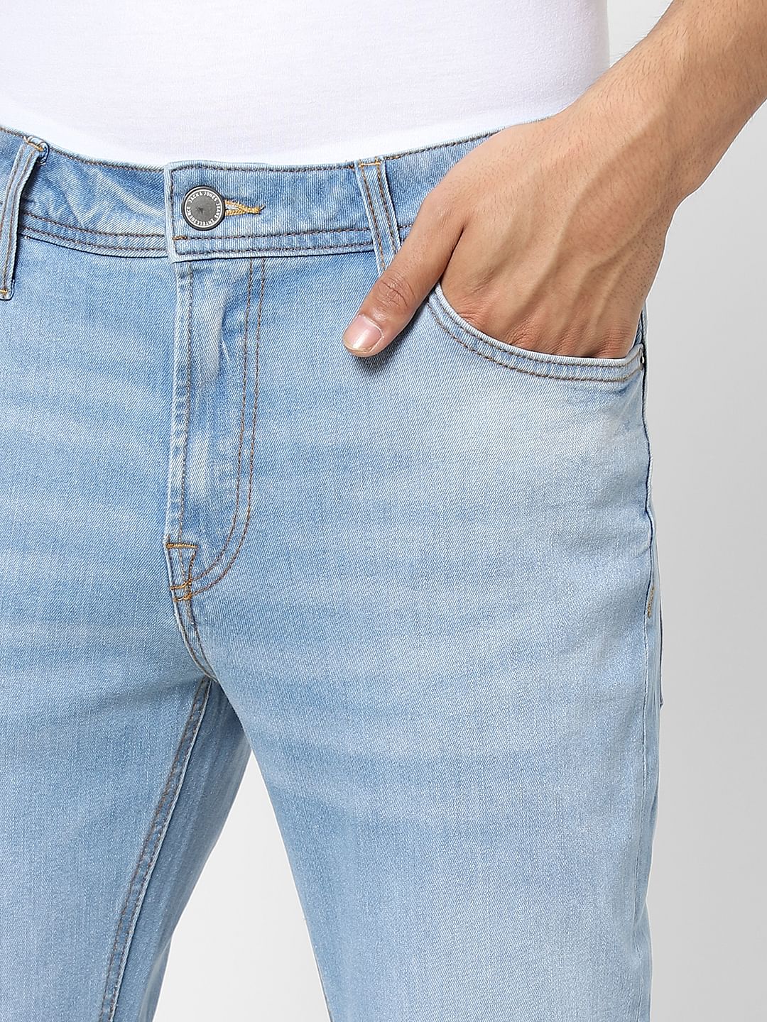 Light Blue Low Rise Ben Skinny Jeans