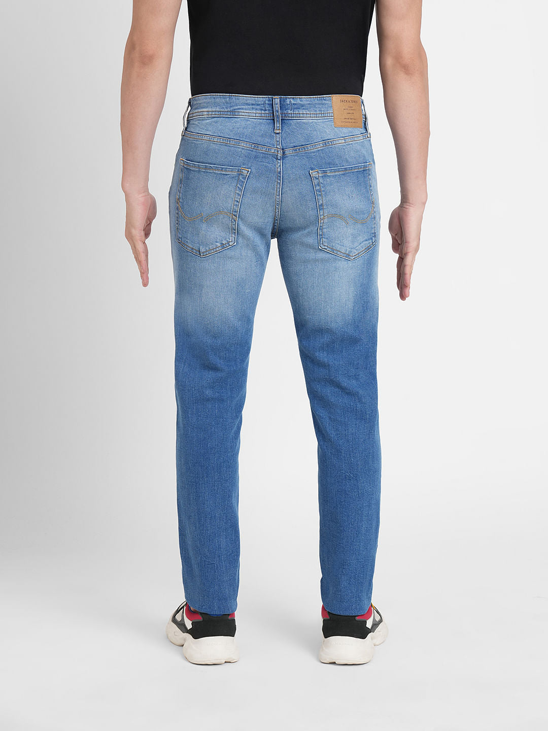 Light Blue Low Rise Distressed Ben Skinny Jeans