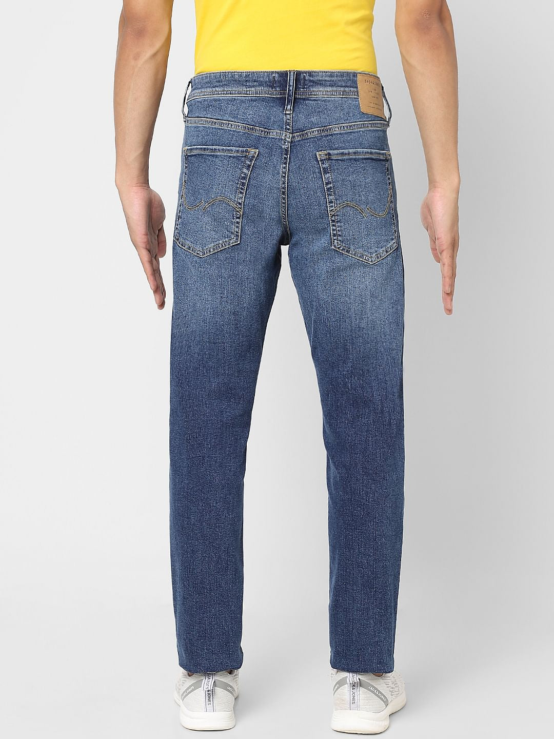 Blue Low Rise Glenn Slim Jeans
