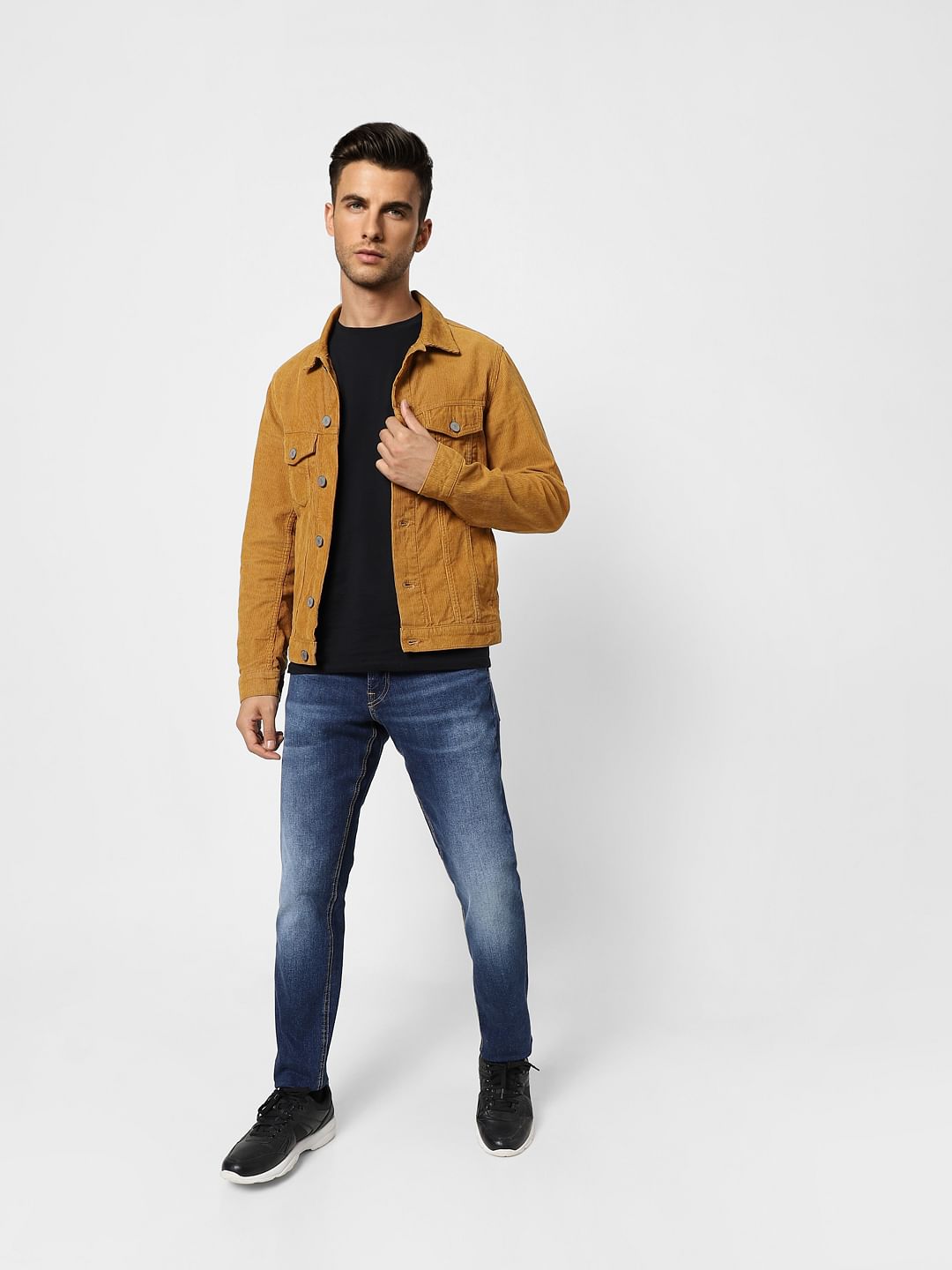 Blue Low Rise Glenn Slim Jeans