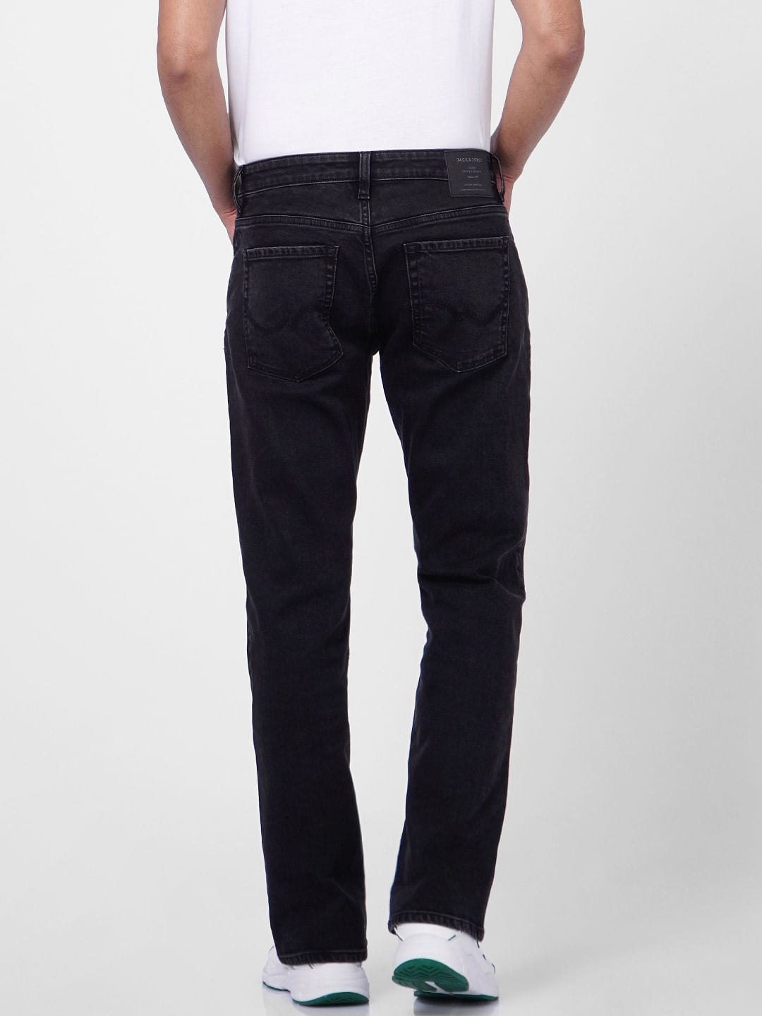Black High Rise Bootcut Jeans