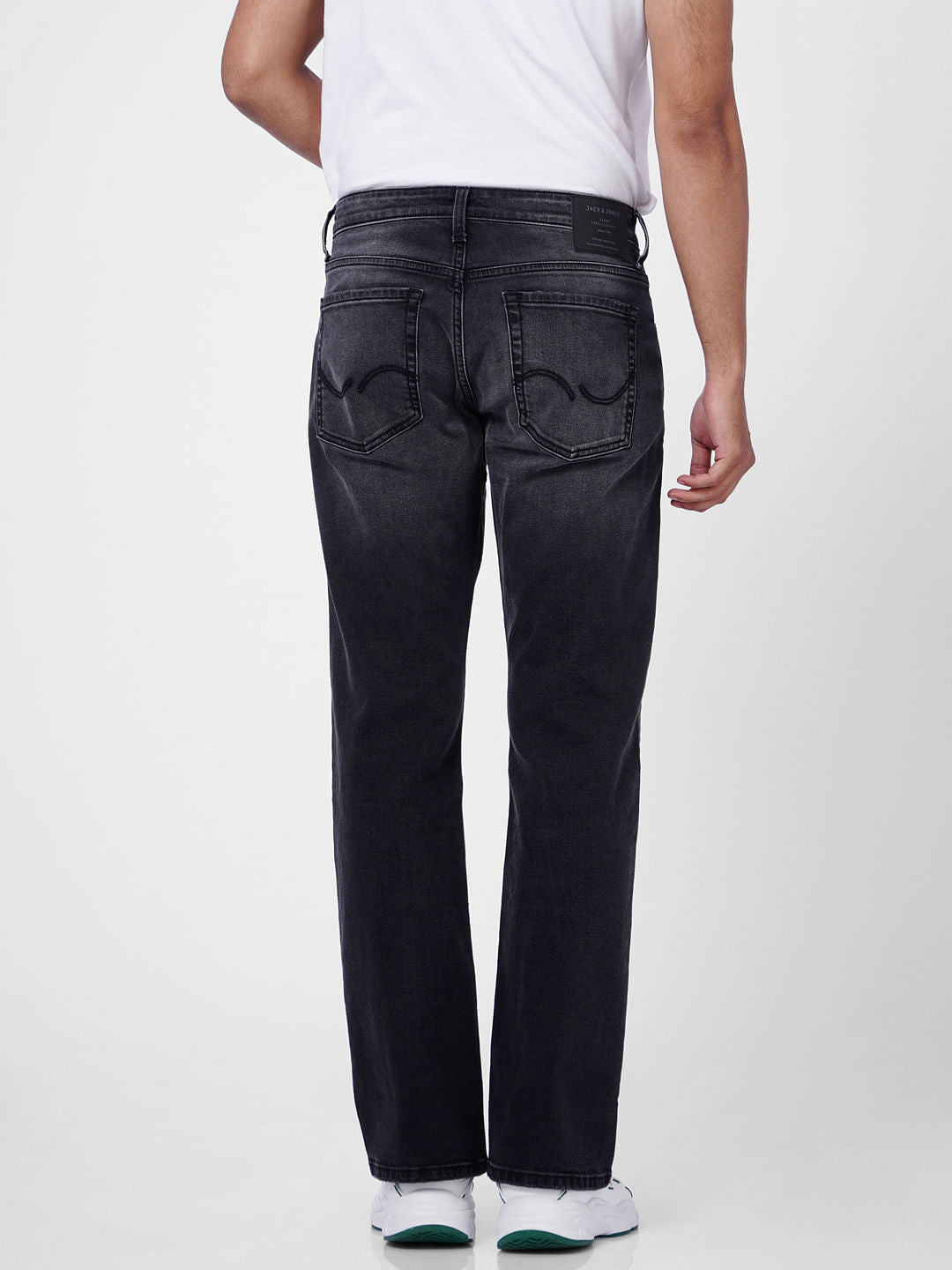 Black High Rise Bootcut Jeans
