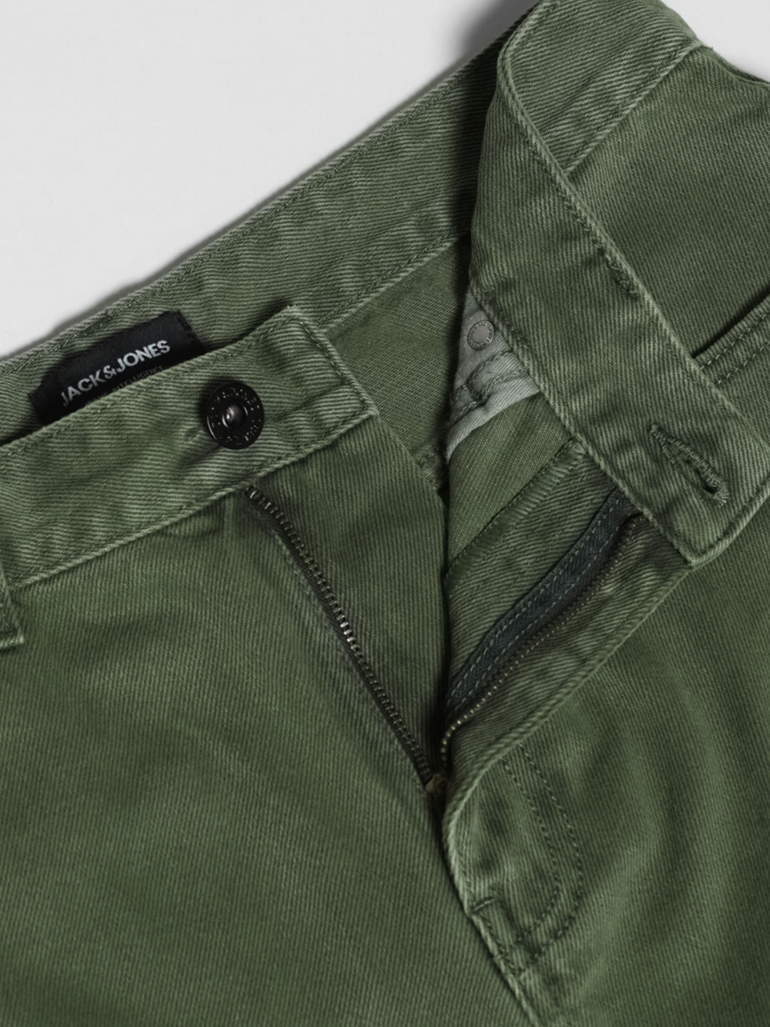 Green Low Rise Dario Cargo Jeans