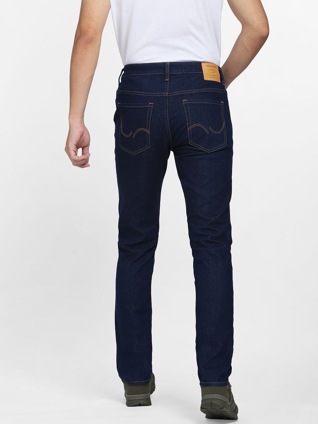 Dark Blue Low Rise Ben Skinny Fit Jeans