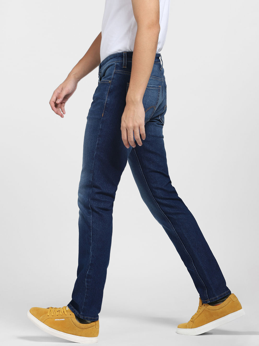Blue Low Rise Ben Skinny Fit Jeans