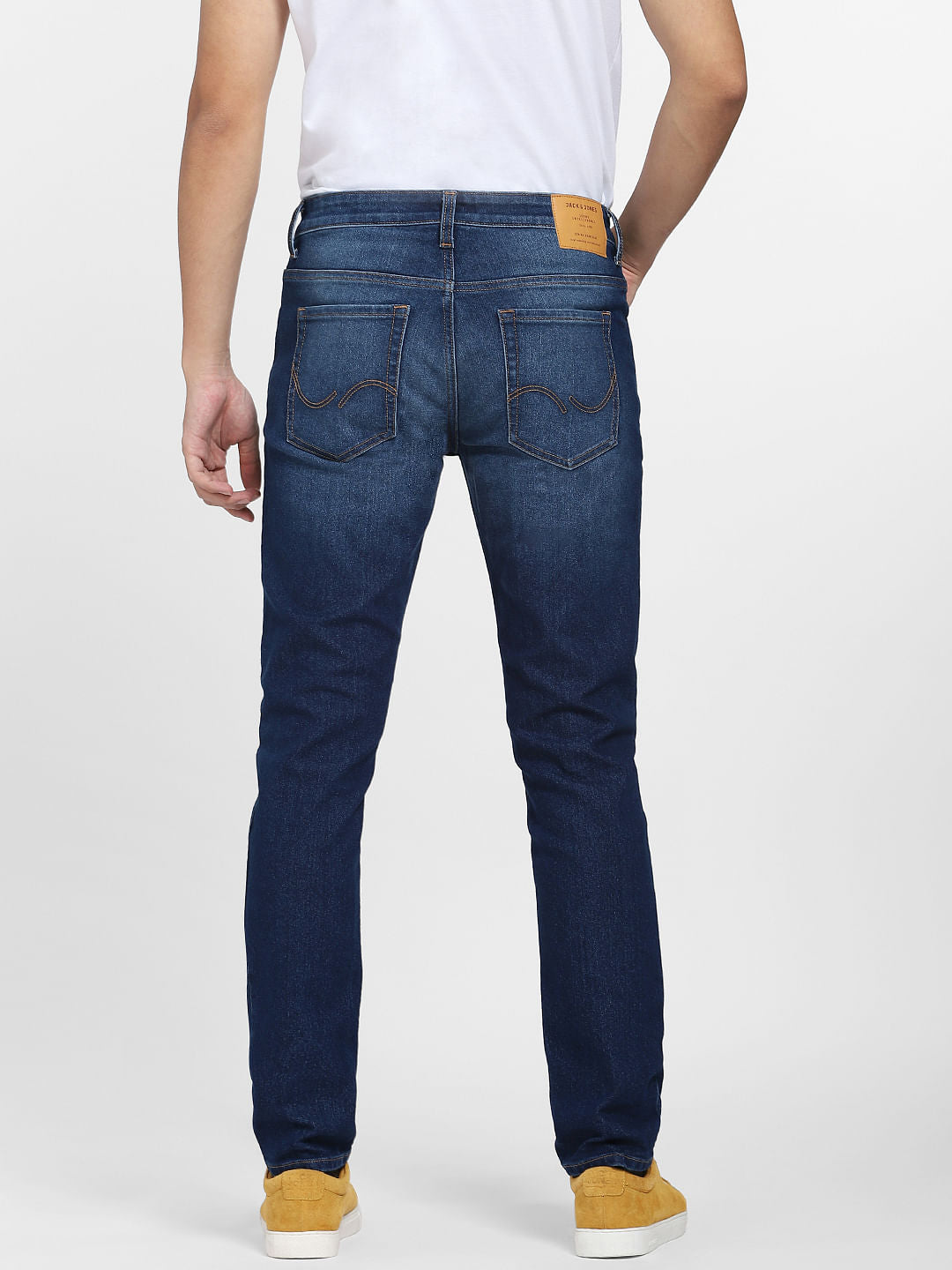 Blue Low Rise Ben Skinny Fit Jeans