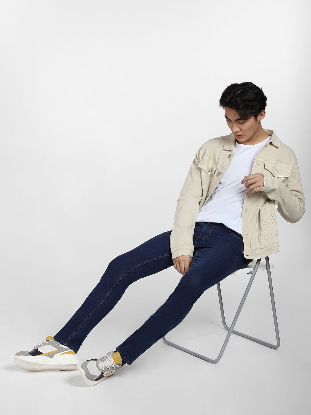 Blue Low Rise Ben Skinny Jeans