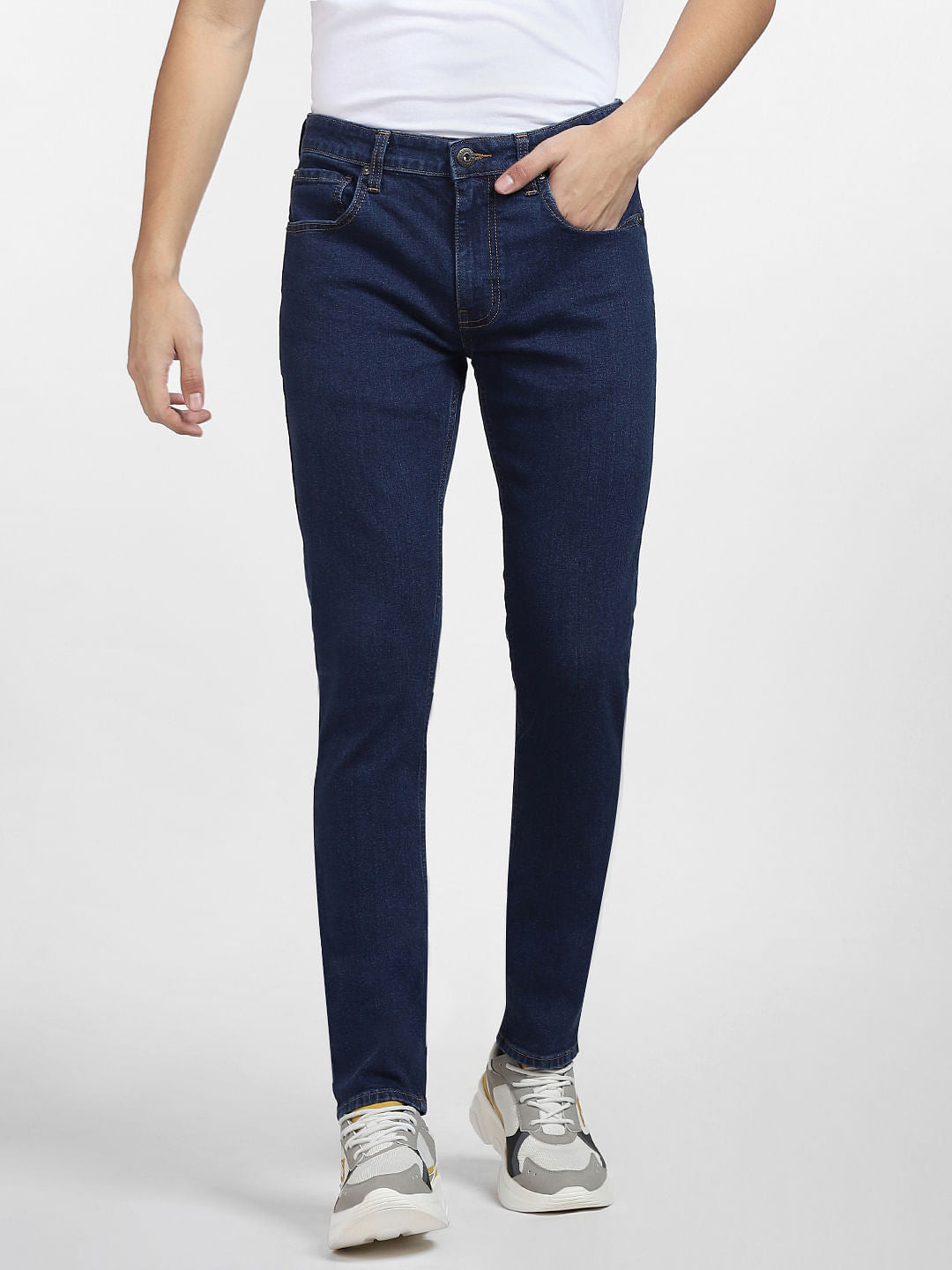 Blue Low Rise Ben Skinny Jeans