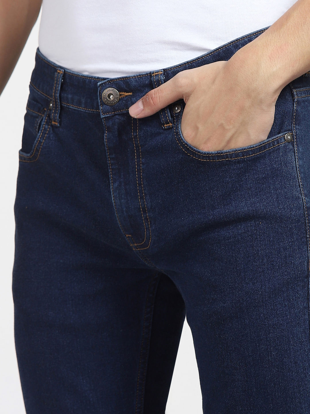 Blue Low Rise Ben Skinny Jeans