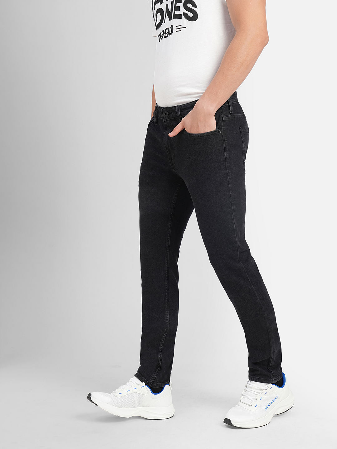 Black Low Rise Ben Skinny Fit Jeans