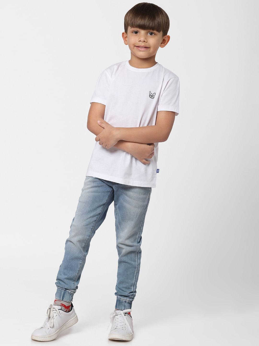 Boys Light Blue Jogger Jeans