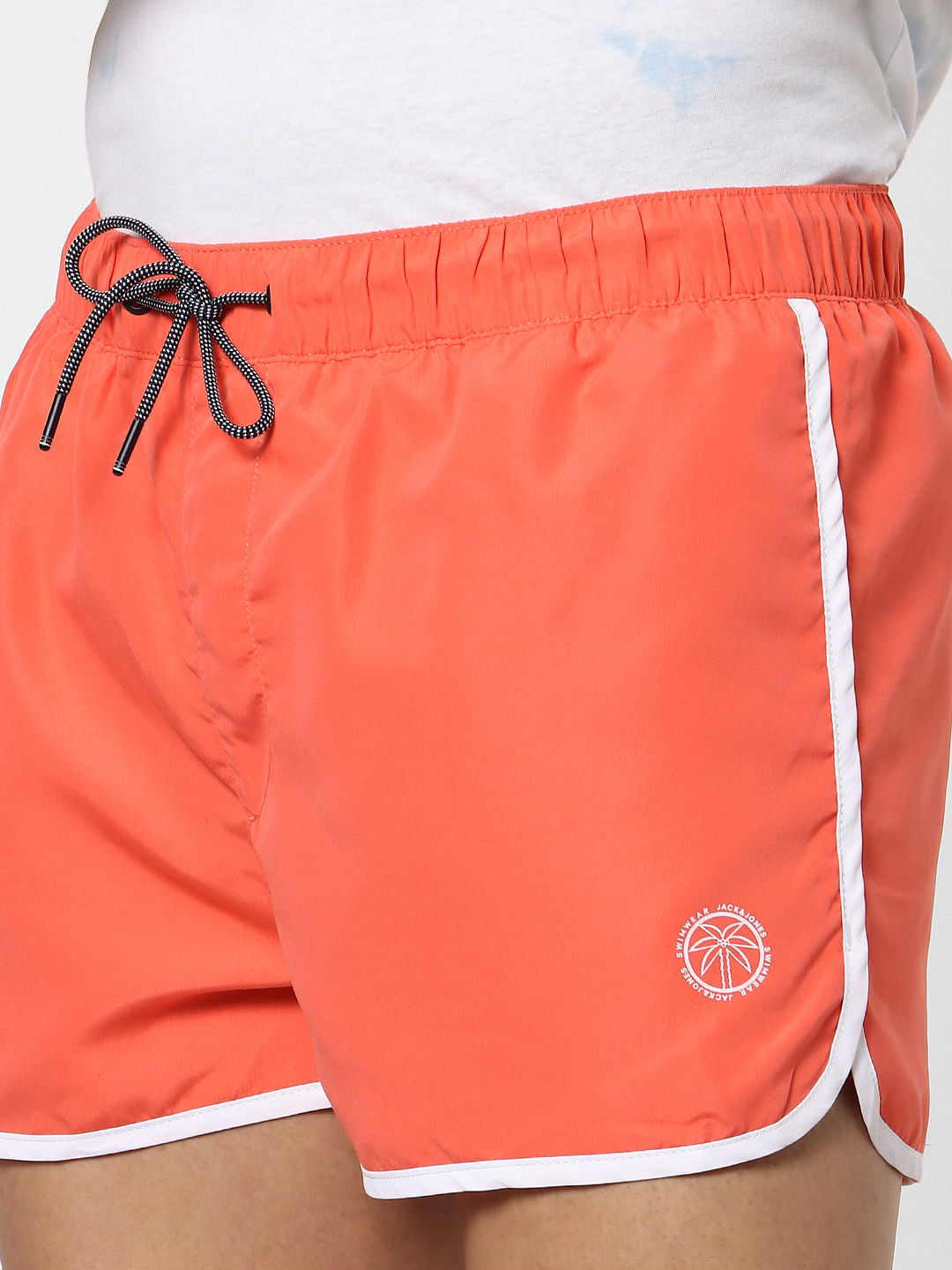 Coral Mid Rise Swimshorts
