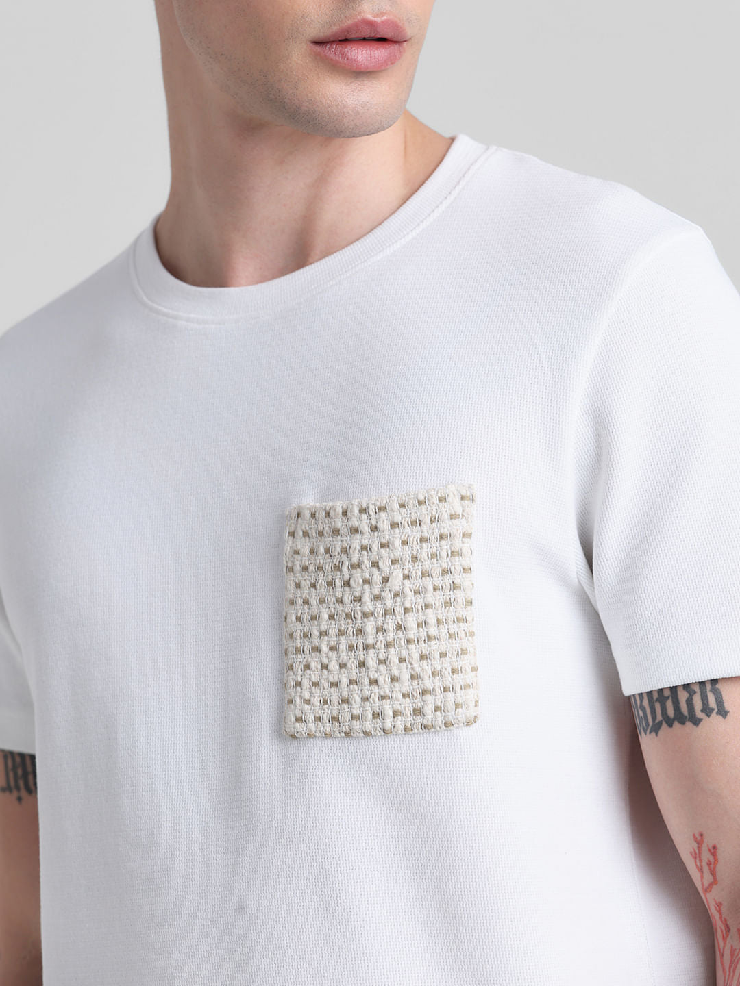 White Patch Pocket T-shirt