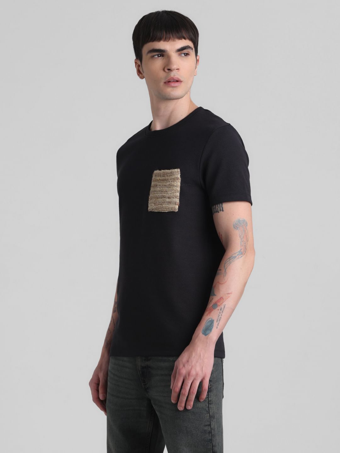Black Patch Pocket T-shirt