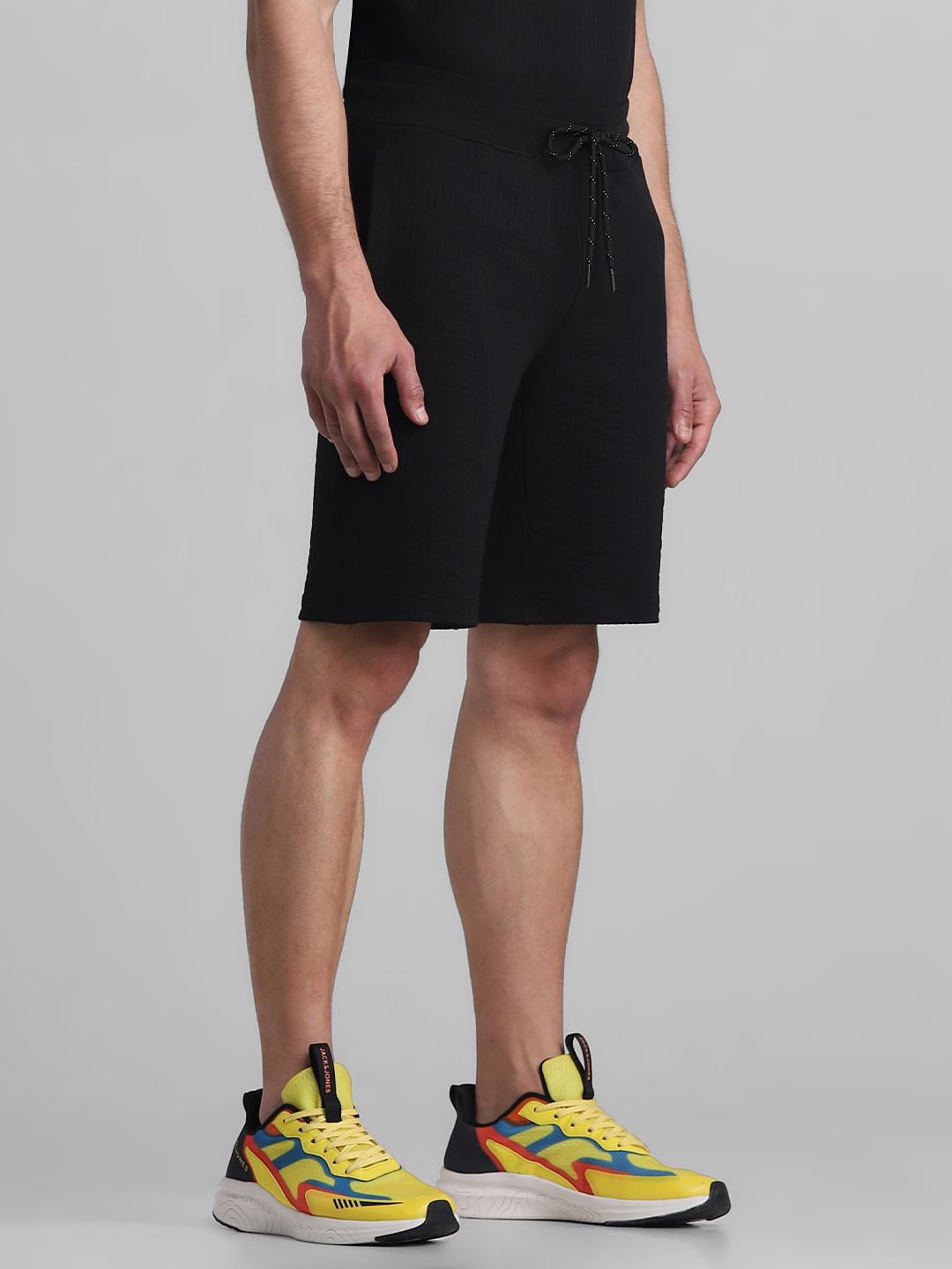 RICK & MORTY Black Printed Co-ord Set Shorts