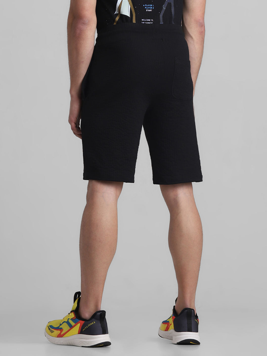 RICK & MORTY Black Printed Co-ord Set Shorts