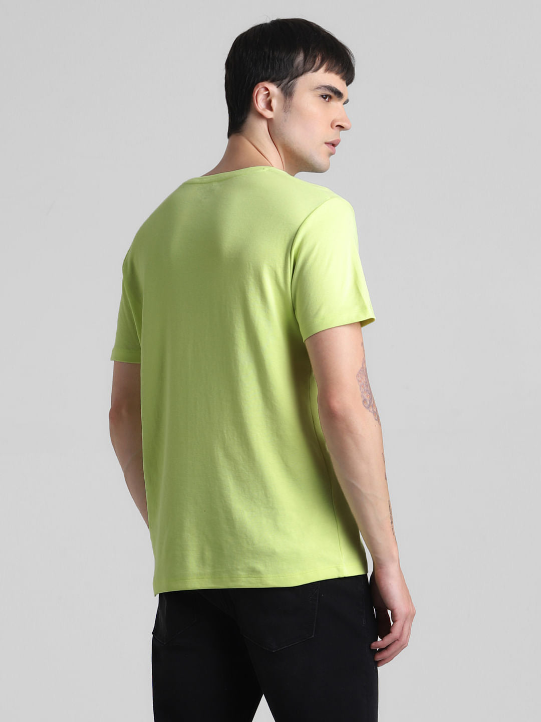 Green Applique Pocket T-shirt