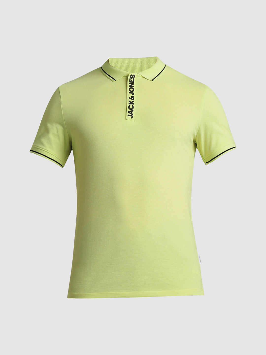 Green Logo Detail Polo T-shirt
