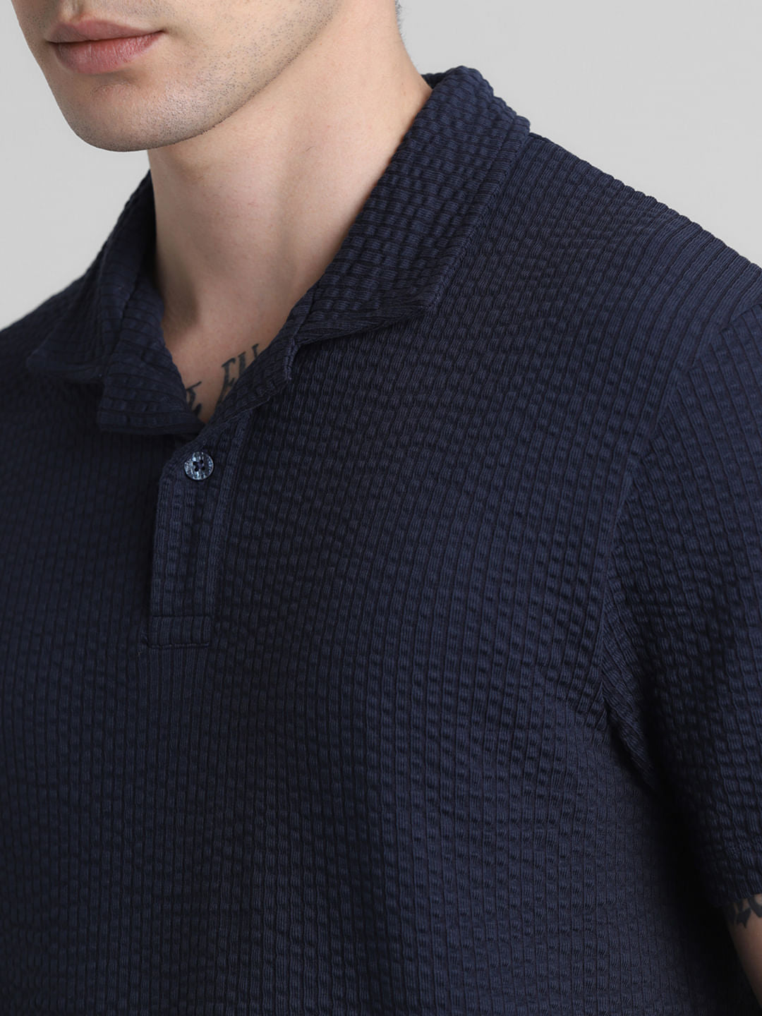 Navy Blue Polo T-shirt