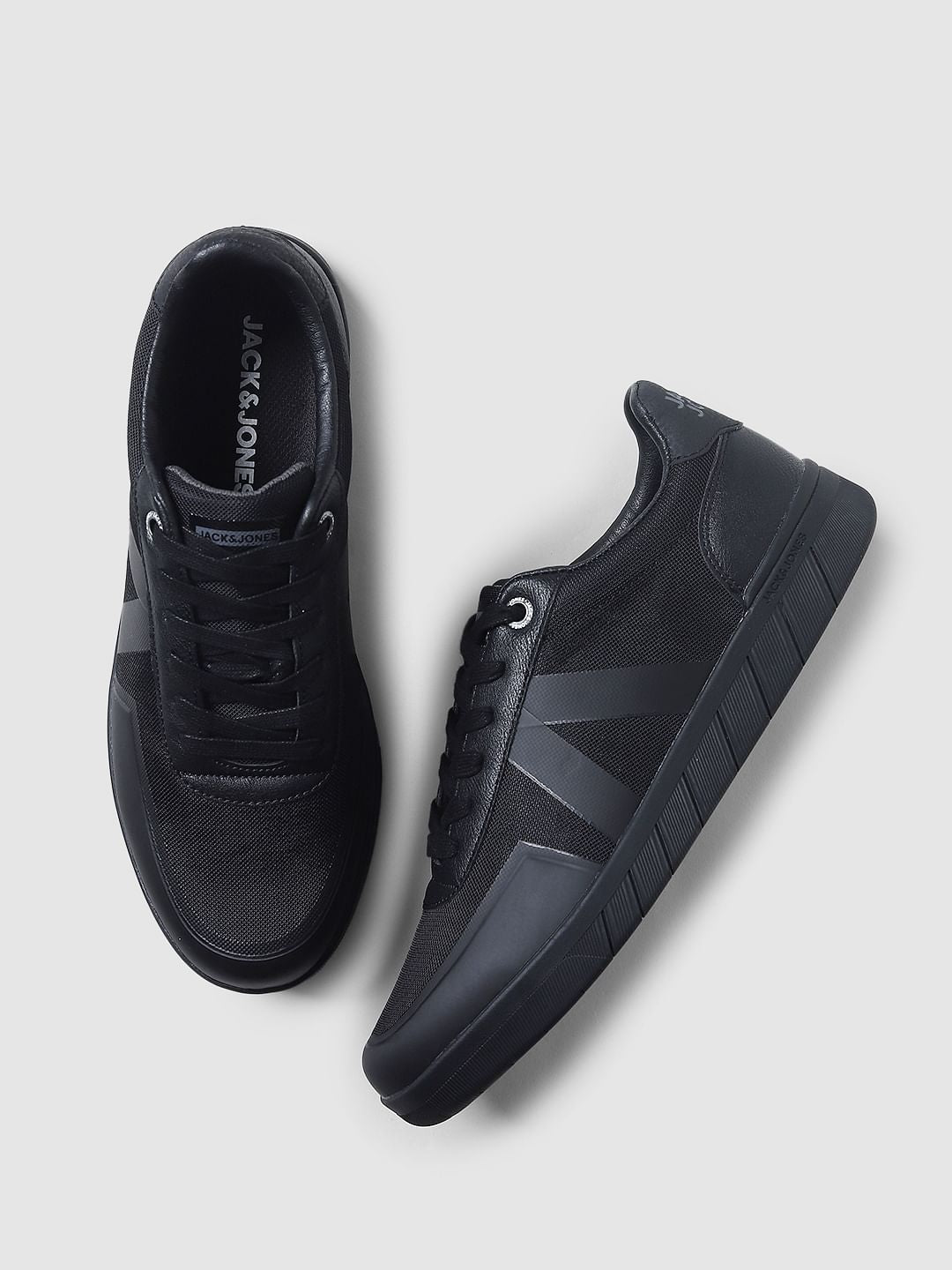 Black Mesh Sneakers