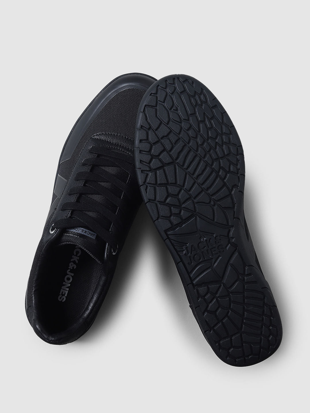 Black Mesh Sneakers