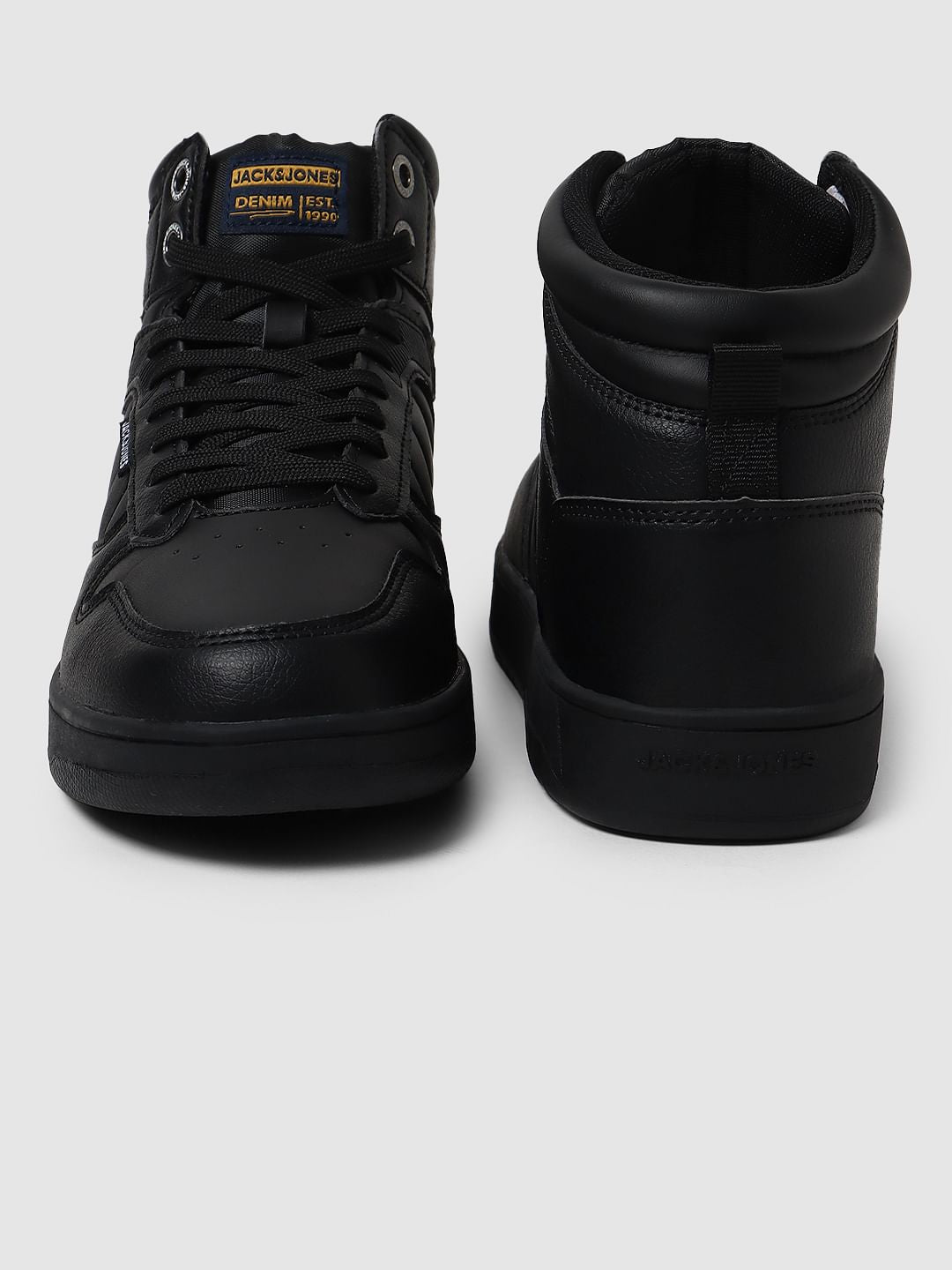 Black Hi-Top Sneakers