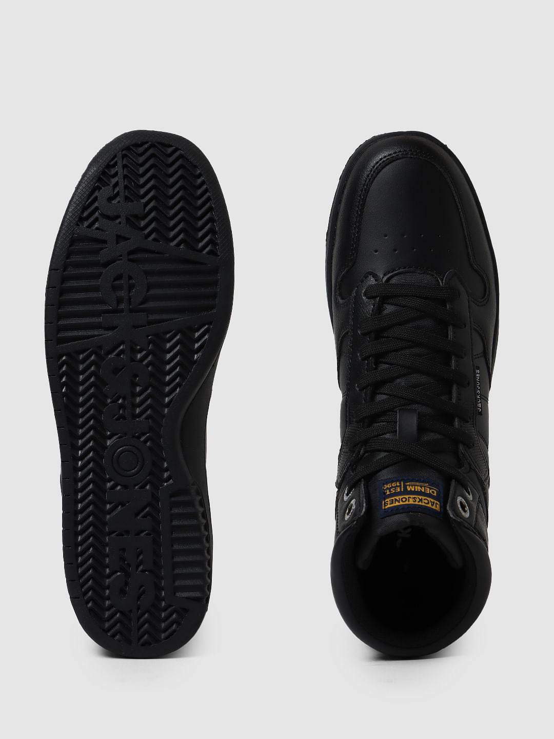Black Hi-Top Sneakers