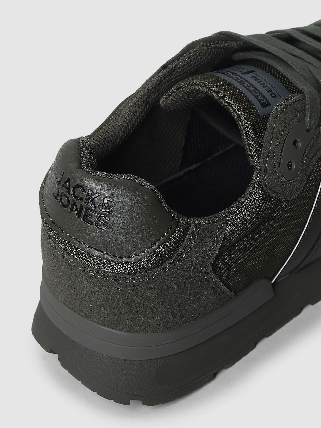 Green Mesh Detail Sneakers