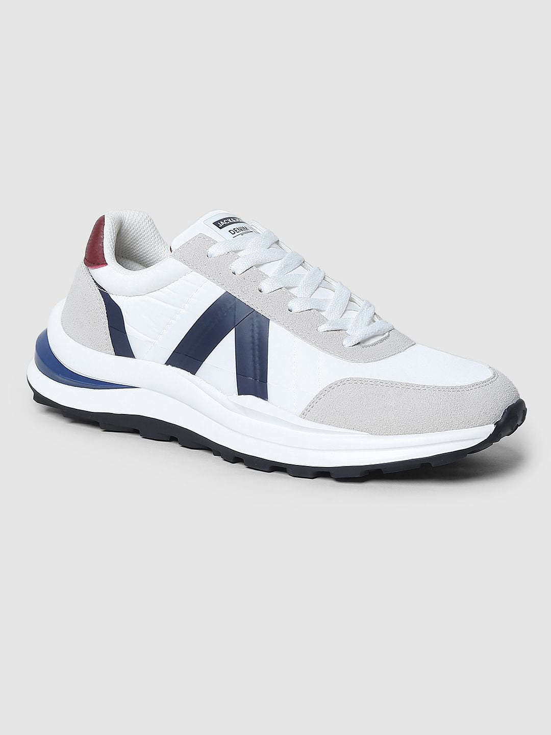 White Tape Detail Sneakers