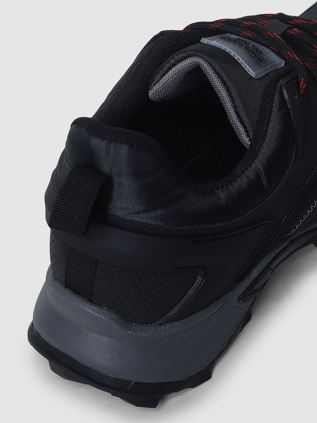 Black Colourblocked Sneakers