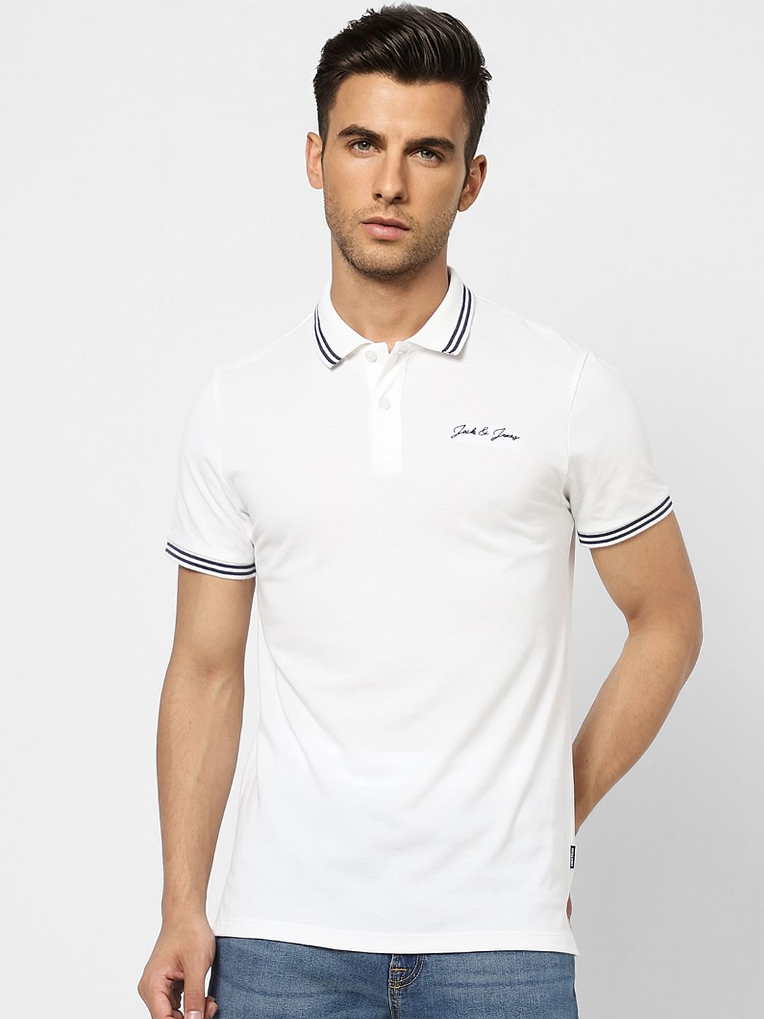 White Polo T-shirt