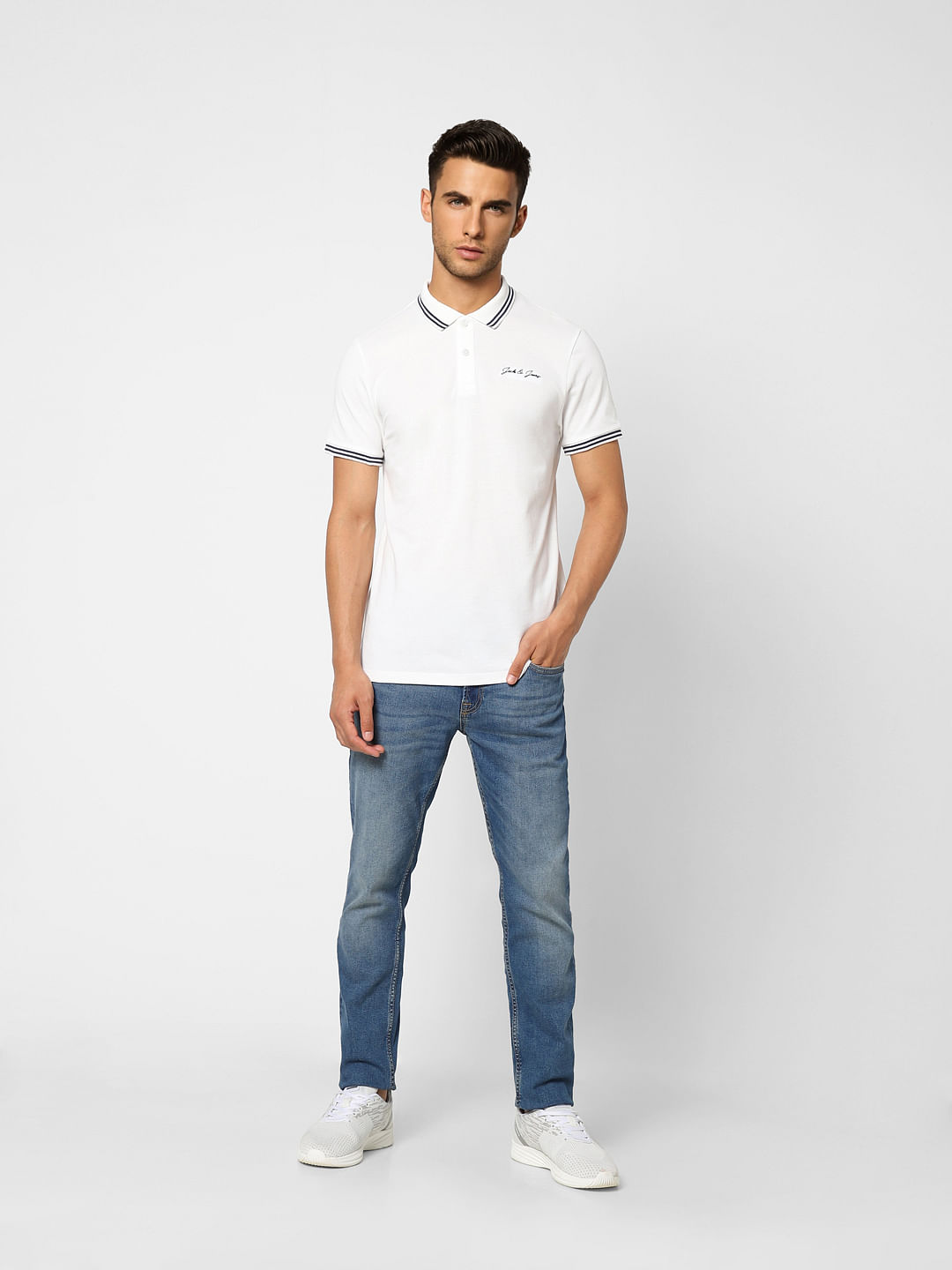 White Polo T-shirt