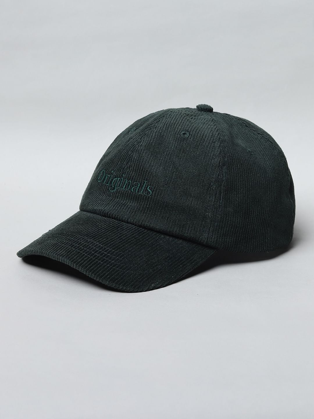 Green Corduroy Cap