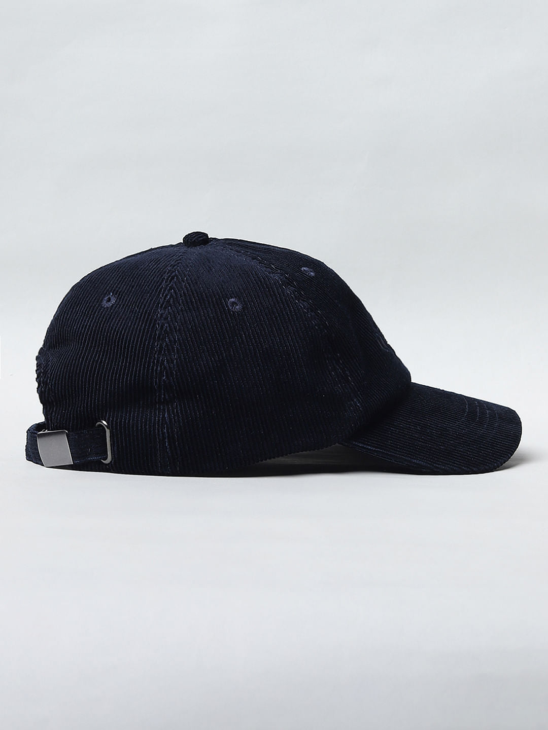 Navy Blue Corduroy Cap