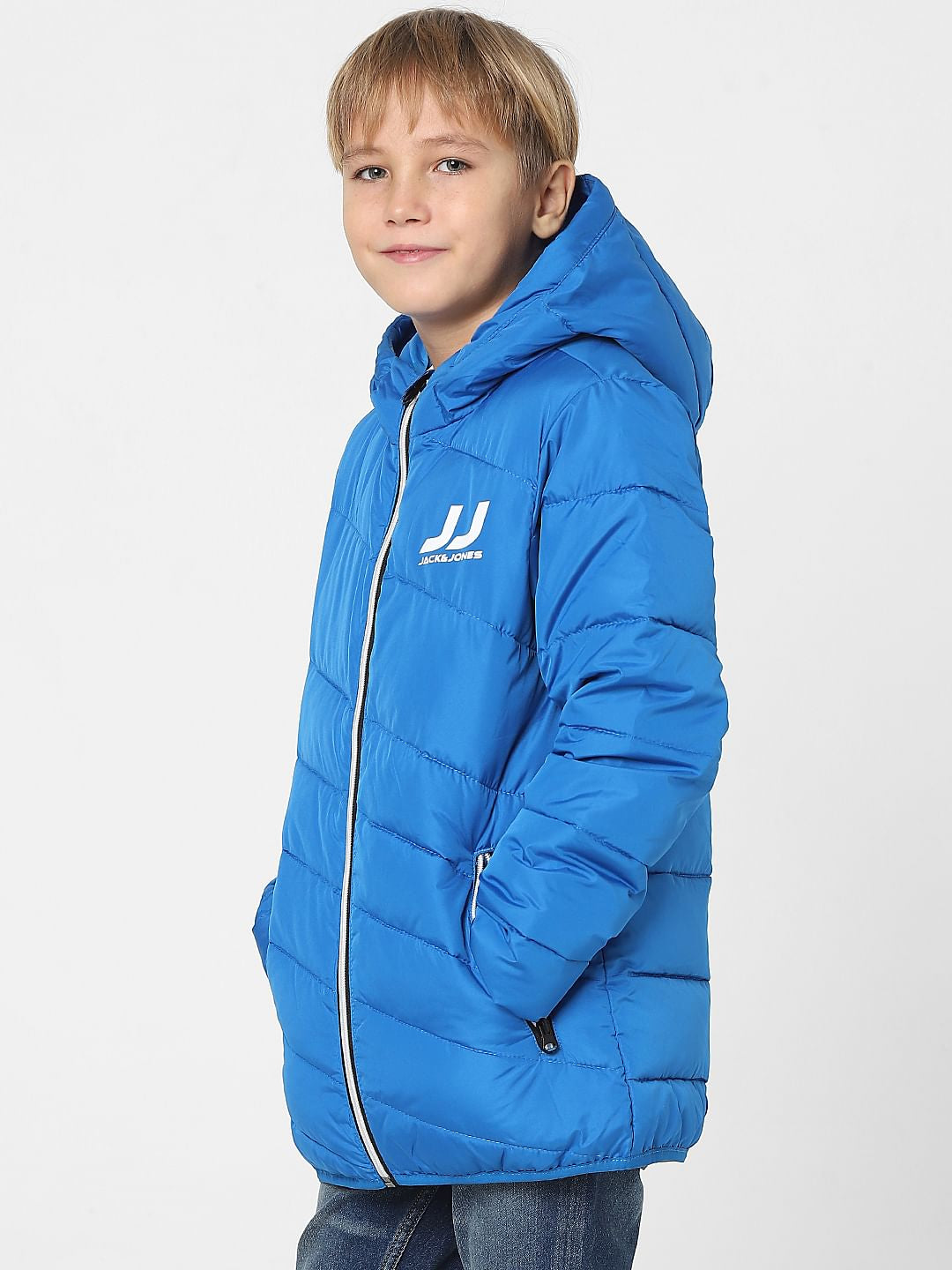 Boys Blue Puffer Jacket