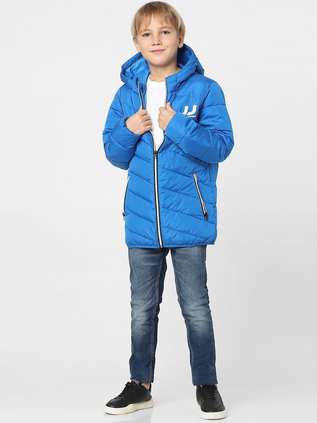 Boys Blue Puffer Jacket