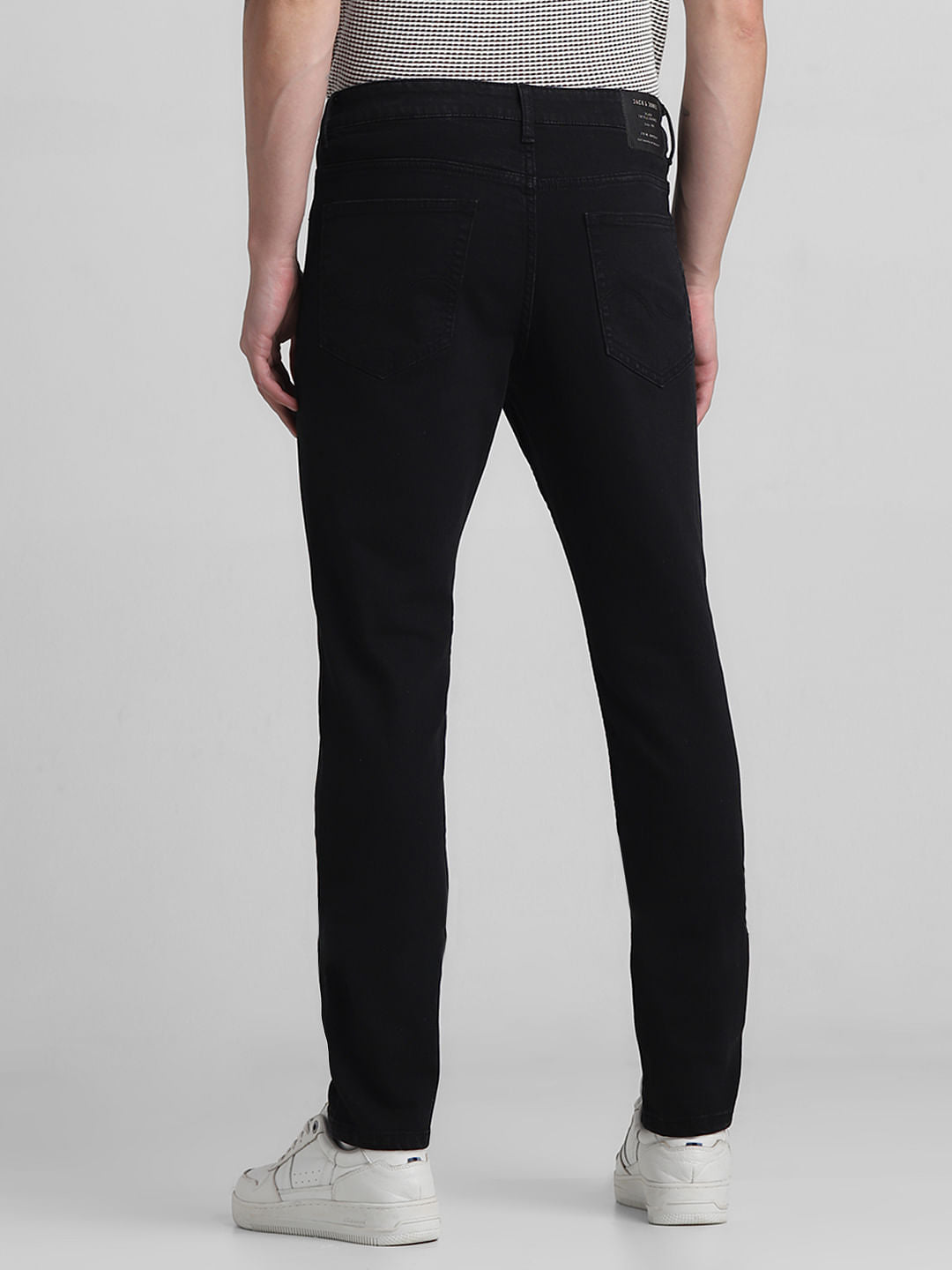 Black Low Rise Glenn Slim Fit Jeans
