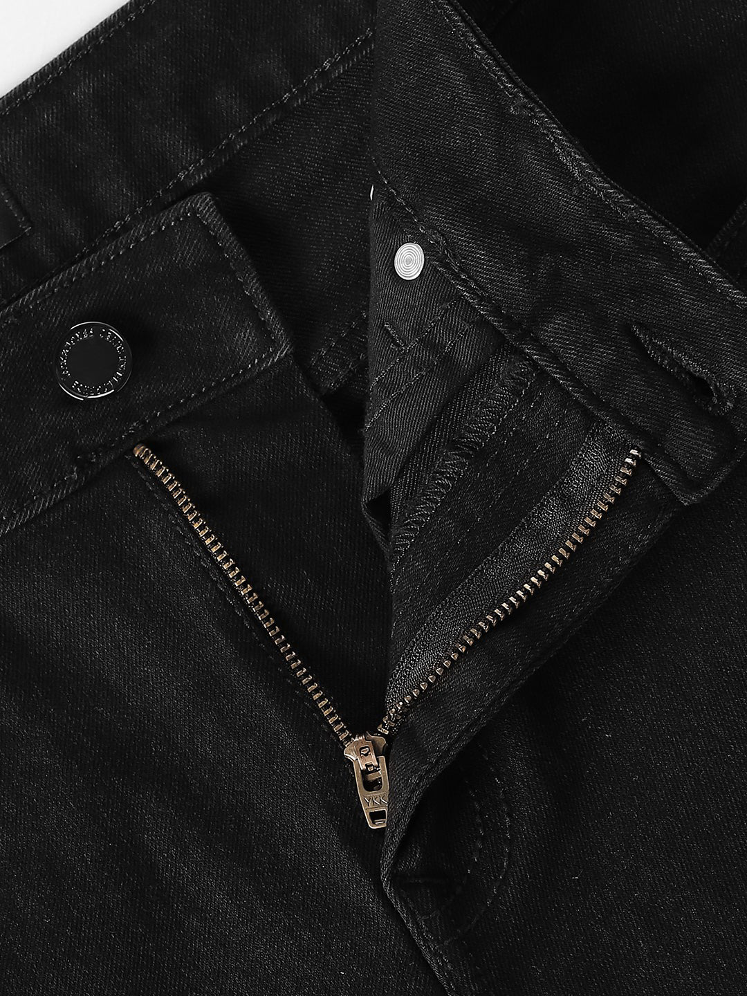 Men's Black Slim Fit Low Rise Stretch Jeans