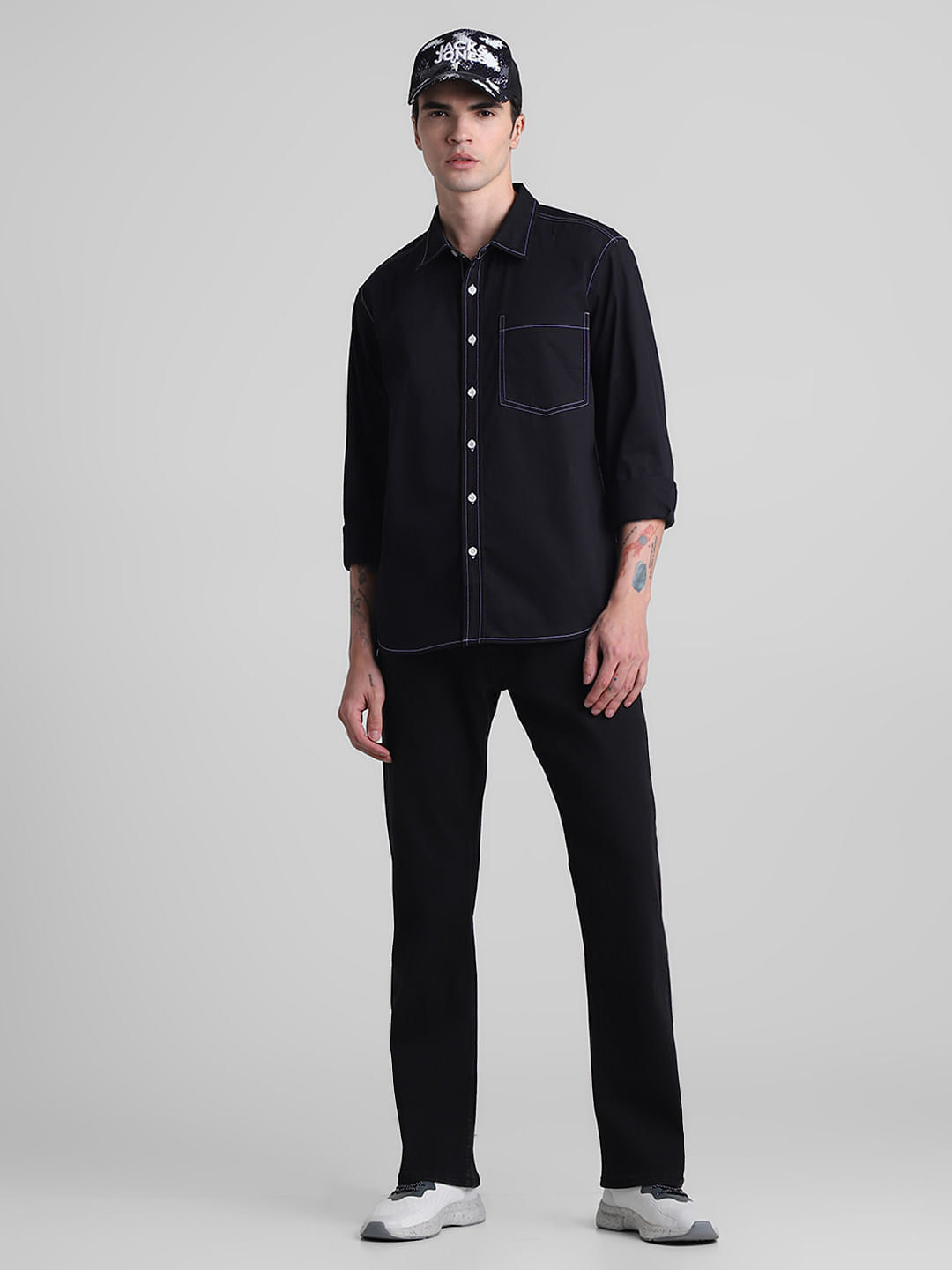 Black High Rise Ray Bootcut Jeans