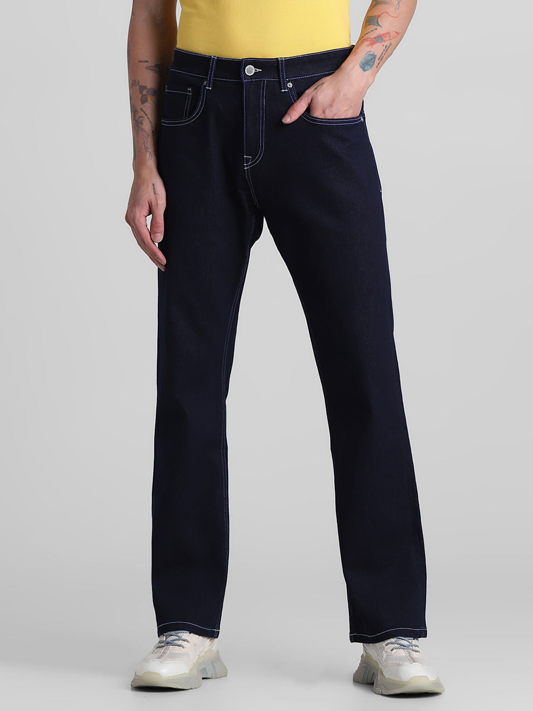 Blue High Rise Ray Bootcut Jeans