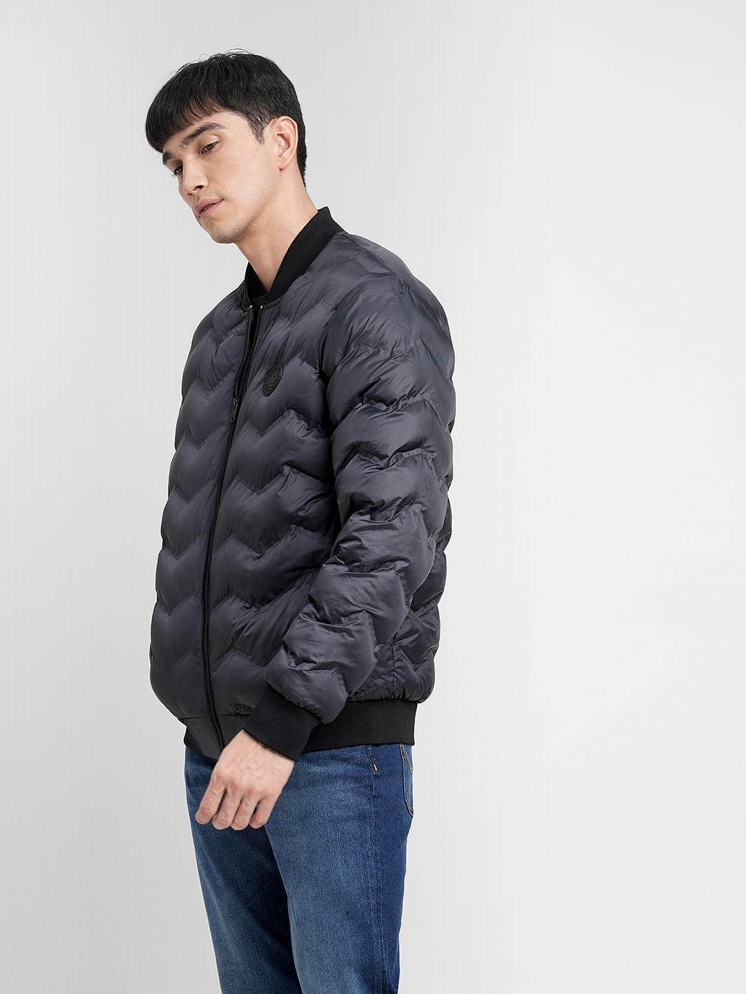 Dark Grey Puffer Jacket
