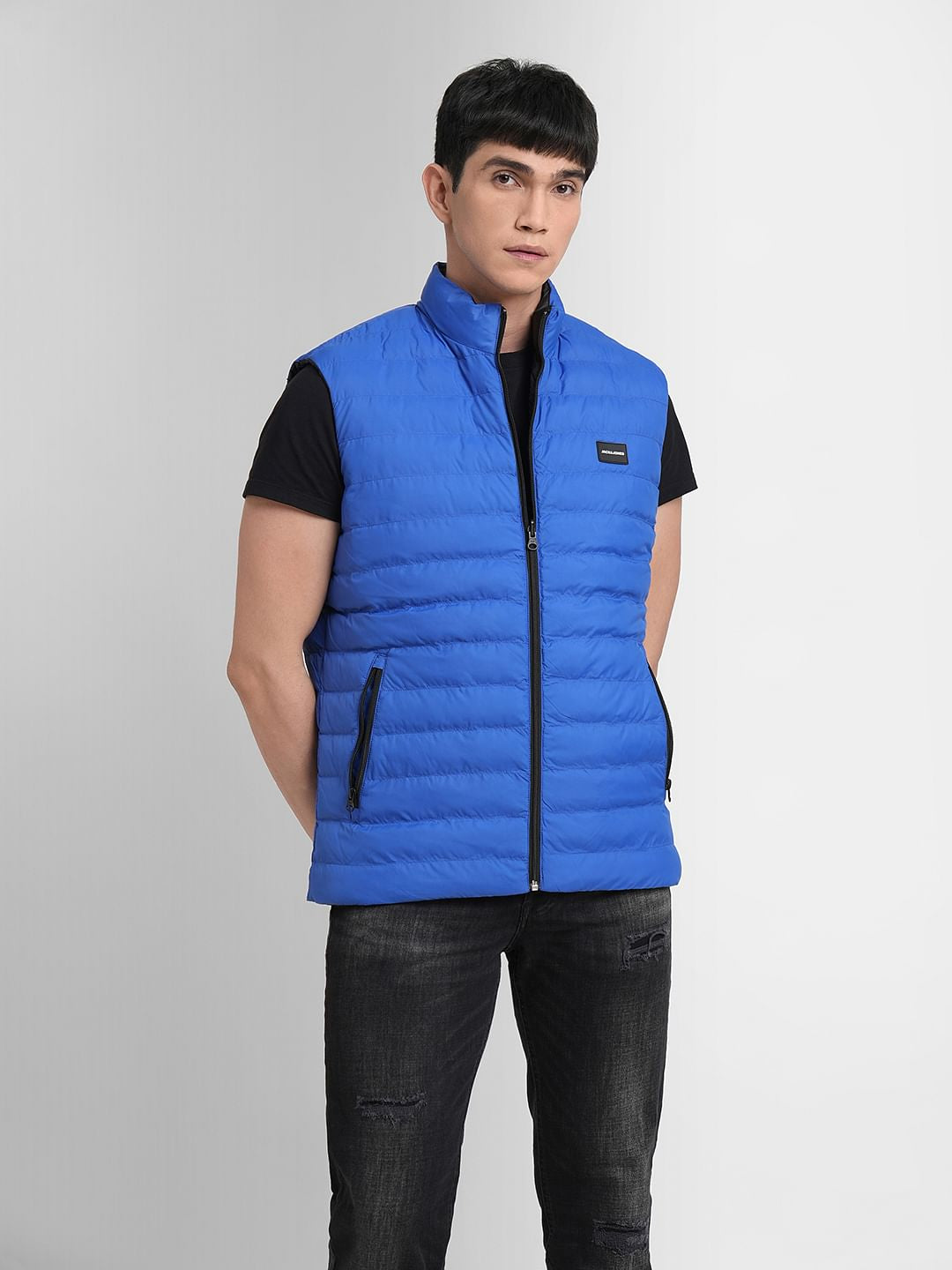 Grey Reversible Body Warmer Vest