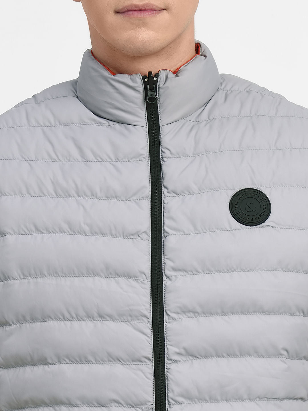 Light Grey Reversible Body Warmer Vest