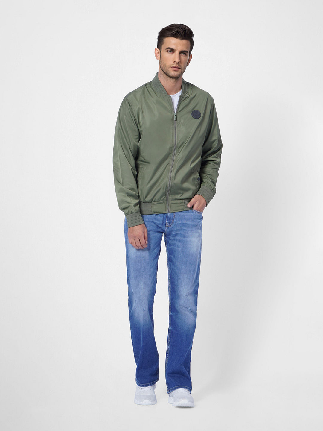 Green Bomber Jacket