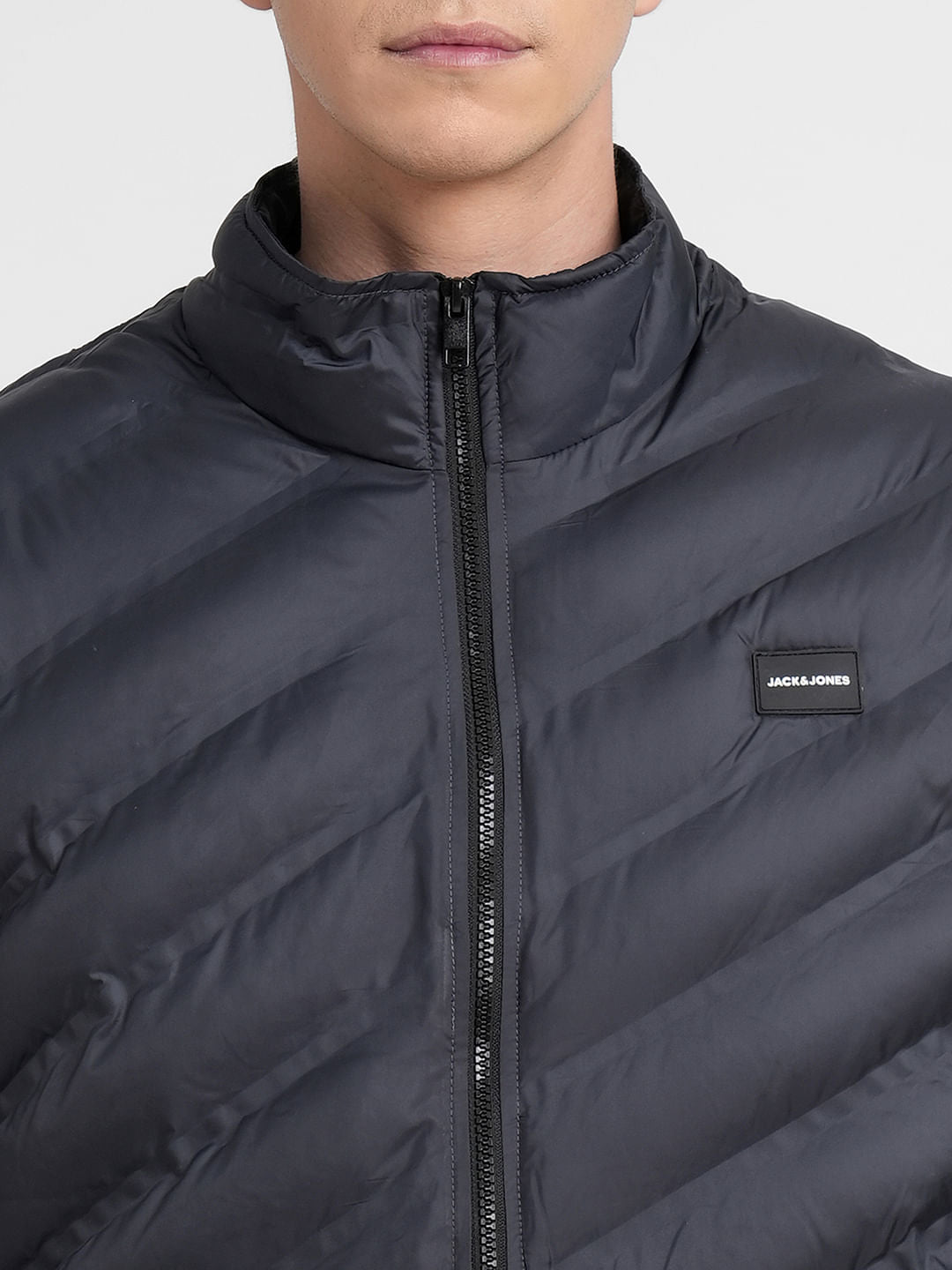 Navy Blue Puffer Jacket